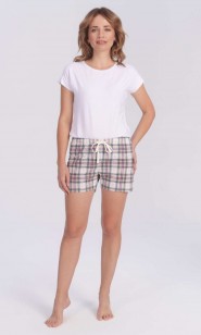 Spodnie piżamowe damskie kr.