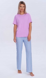 Piżama damska kr.ręk. dł.sp.