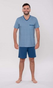 Piżama męska kr.ręk.