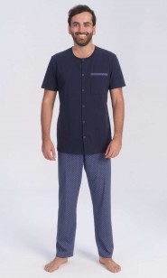 Piżama męska kr.ręk dł.sp.